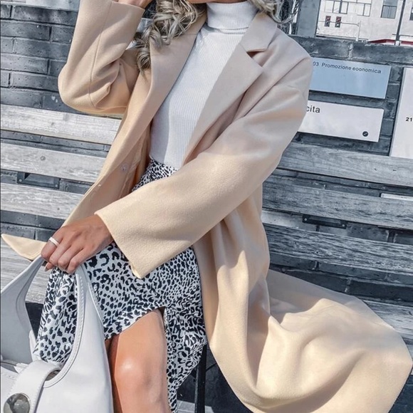 Oversized Pea Coat - Picture 2 of 4